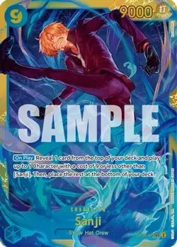 NM-Mint, English MTG Foil Sanji - OP06-119 - SEC - Foil Wings of the Captain OP0 - Image 1