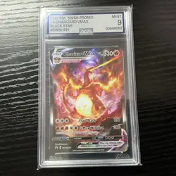 CHARIZARD VMAX 2022 POKEMON SWORD & SHIELD BLACK STAR PROMOS #SWSH261 - AGS 9 - Image 1