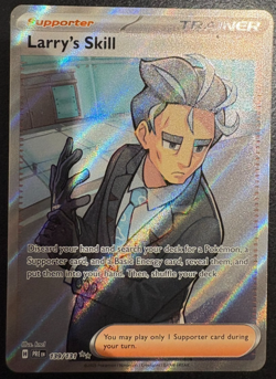 Pokemon TCG Larry's Skill 139/131 Prismatic Evolutions Holo LP - Image 1