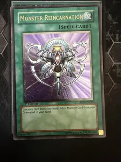 Yu-Gi-Oh! Monster Reincarnation RDS-EN045 Ultimate Rare 1st Edition - Image 3