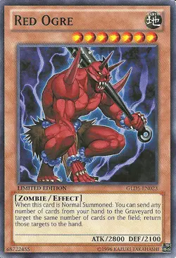 Red Ogre - GLD5-EN023 - Common - Limited Edition - Lightly Played - Gold Series - Image 1