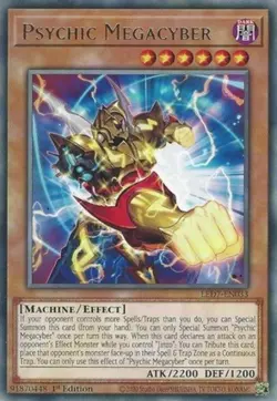 Psychic Megacyber - LED7-EN033 - Rare - 1st Edition - Lightly Played - Legendary - Image 1