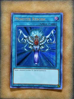 Yugioh Monster Reborn TN19-EN011 Secret Rare Limited Edition NM - Image 1