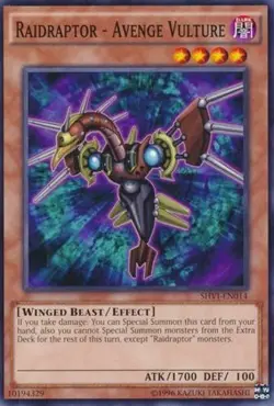Raidraptor - Avenge Vulture - SHVI-EN014 - Common - Unlimited Edition - Lightly - Image 1
