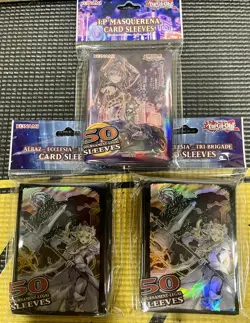 Yu-Gi-Oh! Deck Protector Sleeves - I:P MASQUERENA - ALBAZ (150 Sleeves) - New - Image 1