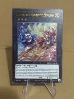 Yu-Gi-Oh Uzuhime the Manifested Mikanko Ultra Rare MZMU-EN018 1st Edition NM - Image 1