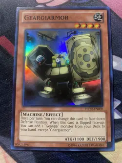 Yu-Gi-Oh! Geargiarmor REDU-EN030 Return of the Duelist Unlimited Super Rare NM - Image 1