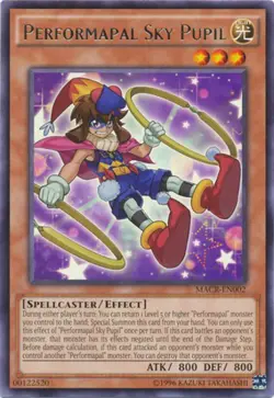 Performapal Sky Pupil - MACR-EN002 - Rare - Unlimited Edition - Lightly Played - - Image 1
