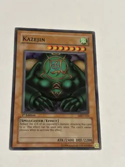 Yugioh Kazejin MRD-026 Super Rare 1st NM - Image 1