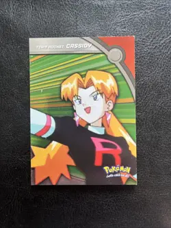 Team Rocket Cassidy HV5 Holo Pokemon Topps Card Blue Label - Image 1