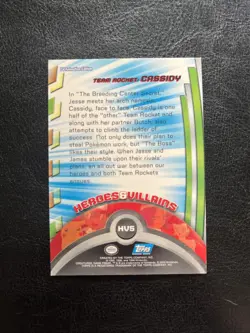 Team Rocket Cassidy HV5 Holo Pokemon Topps Card Blue Label - Image 2