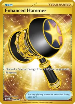 Enhanced Hammer (#224/167) - Holofoil SV - Twilight Masquerade NM Pokemon - Image 1