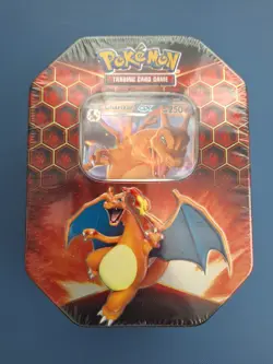 Pokemon TCG Hidden Fates Tin CHARIZARD New Factory Sealed 1st PRINT Full Wrap - Image 1