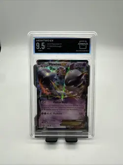 2015 pokemon xy breakthrough mewtwo ex 163/162 Arena 9.5 Mint+ - Image 1