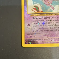 Pokemon TCG Mew Southern Islands Promo Reverse Holo 01/18 30 HP - Image 5