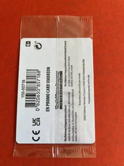 Pokemon Umbreon 130/197 Obsidian Flames Promo Stamped Reverse Holo Card Sealed - Image 2