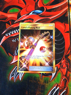 Lana's Fishing Rod (Secret) - 266/236 Cosmic Eclipse Pokemon TCG MP - Image 1