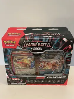 Sealed Pokemon League Battle Deck Charizard ex 2023 (crease on back) - Image 1