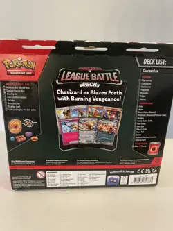 Sealed Pokemon League Battle Deck Charizard ex 2023 (crease on back) - Image 3