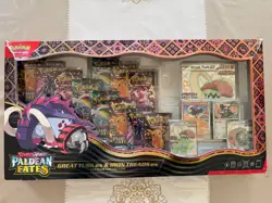 Paldean Fates Great Tusk ex & Iron Treads ex Premium Collection Box - Image 1