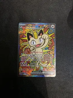 Meowth Ex 121/088 Pokemon Card SIR Mega Evolution Perfect Order MINT Condition📈 - Image 1