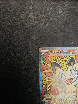 Meowth Ex 121/088 Pokemon Card SIR Mega Evolution Perfect Order MINT Condition📈 - Image 3