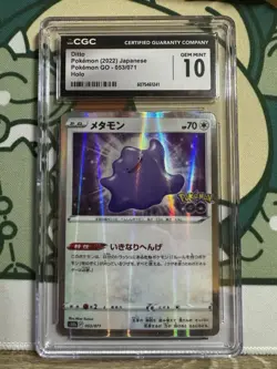 Ditto 053/071 S10b: Pokemon GO Holo (Japanese) CGC GEM MINT 10 - Image 1
