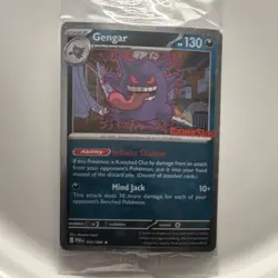Pokemon Gengar GameStop Promo Card 050/088 English Stage 2 Mind Jack 130 HP - Image 2