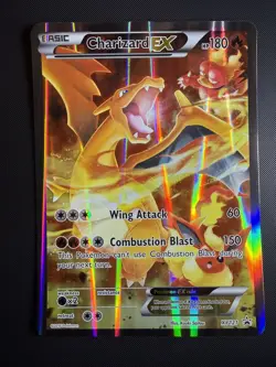 Pokemon TCG Charizard EX Jumbo Oversized Promo Holo Black Star Card XY121 - Image 1