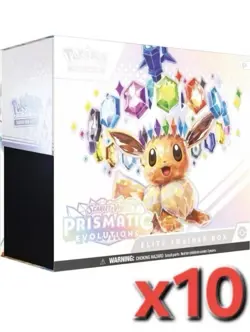 10x Pokemon TCG Prismatic Evolutions Elite Trainer Box ETB Brand New & Sealed - Image 1