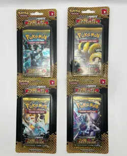 (402810) Pokemon Black & White Next Destinies Booster Blister (x4) ArtSet Sealed - Image 1