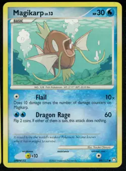 Magikarp 89/123 Common MP Pokemon Card HQ Scan - Image 1