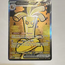 Pokemon Gholdengo EX 252/182 SV04 Special Illustration Rare Holo 260 HP - Image 1