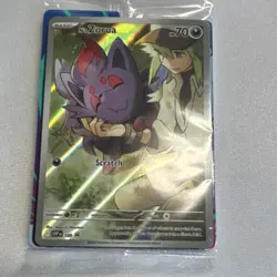 N's Zorua 189 Scarlet & Violet Promo Holo Pokemon SEALED promo - Image 1