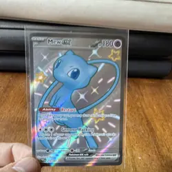 Pokemon Mew GX 216/091 Holo Basic Psychic 180 HP Trading Card - Image 1