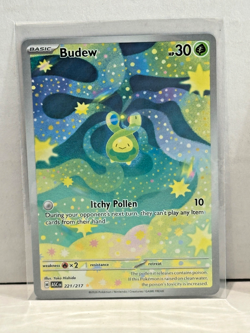 Budew 221/217 Holo Illustration Rare Ascended Heroes Pokemon Card - Image 1