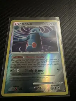 Bronzong 6/123 Reverse Holo -Rare Holo Pokemon Card- Mysterious Treasures- LP - Image 1