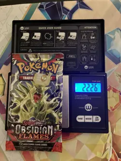 VERY HEAVY! 22.26Gram Obsidian Flames Pokemon TCG Factory Sealed Booster Pack!!! - Image 1