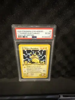 Pokemon Gym Heroes Lt. Surge's Electabuzz (6) 1st Edition Holo 6/132 - Image 1