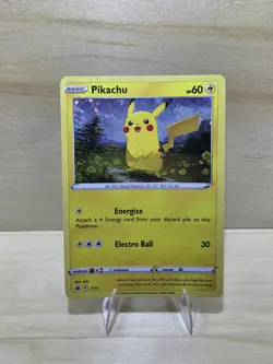 Pokemon Pikachu McDonald's Promo Holo 2022 TCG - Image 1