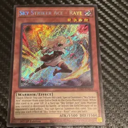 Sky Striker Ace - Raye Holo 1st Edition 1500 ATK 1500 DEF Yu-Gi-Oh! TCG - Image 1