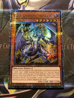 *** LIGHTPULSAR DRAGON *** QUARTER CENTURY SECRET RARE RA04-EN176 YUGIOH! - Image 1