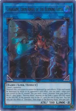 Cherubini, Ebon Angel of the Burning Abyss - MP20-EN096 - Ultra Rare - 1st Editi - Image 1