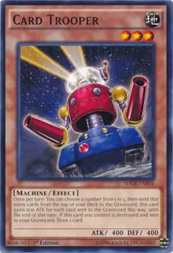 Card Trooper - SDGR-EN016 - Common - 1st Edition - Lightly Played - Geargia Ramp - Image 1