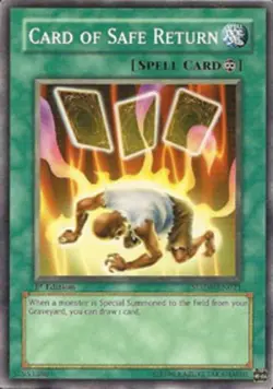 Card of Safe Return - SDZW-EN021 - Common - 1st Edition - Lightly Played - Zombi - Image 1