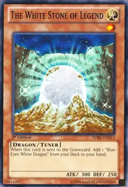 The White Stone of Legend - SDBE-EN013 - Common - Unlimited Edition - Lightly Pl - Image 1
