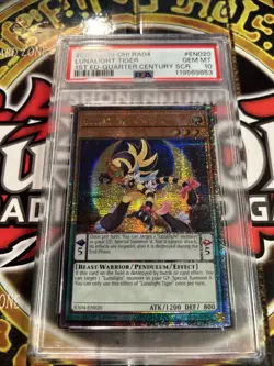 YuGiOh LUNALIGHT TIGER #RA04-EN020🔥PSA 10🔥1st ED-2025 QTR CENTURY SECRET RARE - Image 2