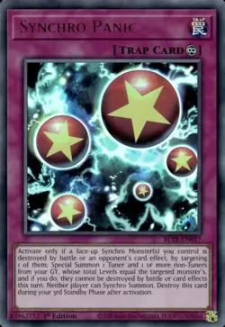 Synchro Panic - BLTR-EN037 - Ultra Rare - 1st Edition - Lightly Played - Battles - Image 1