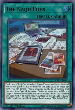 The Kaiju Files - BLRR-EN091 - Ultra Rare - 1st Edition - Lightly Played - Battl - Image 1