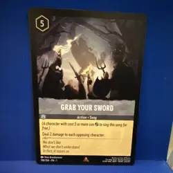 Beauty and the Beast Grab Your Sword Action Song 198/204 Regular Lorcana - Image 1